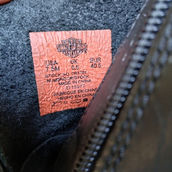 HARLEY-DAVIDSON FOOTWEAR mens Asherton 5" Lace Motorcycle Boot - Picture 5 of 9